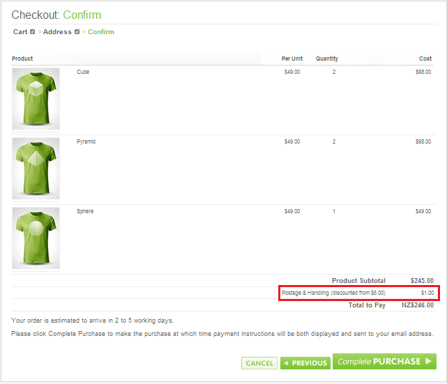 A screenshot of a product purchase<br><br>Description automatically generated