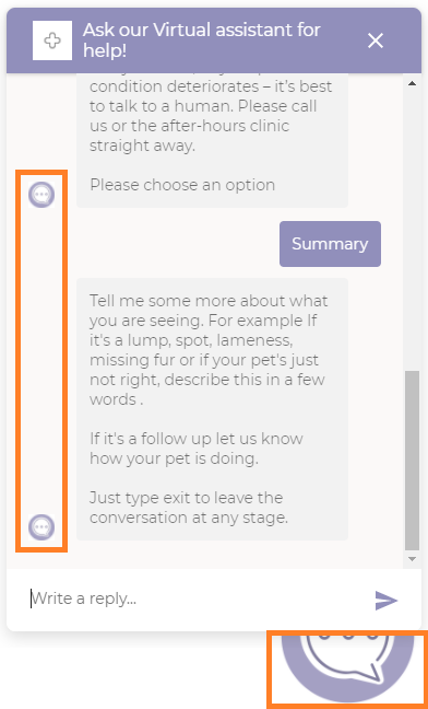 A screenshot of a chat<br><br>Description automatically generated